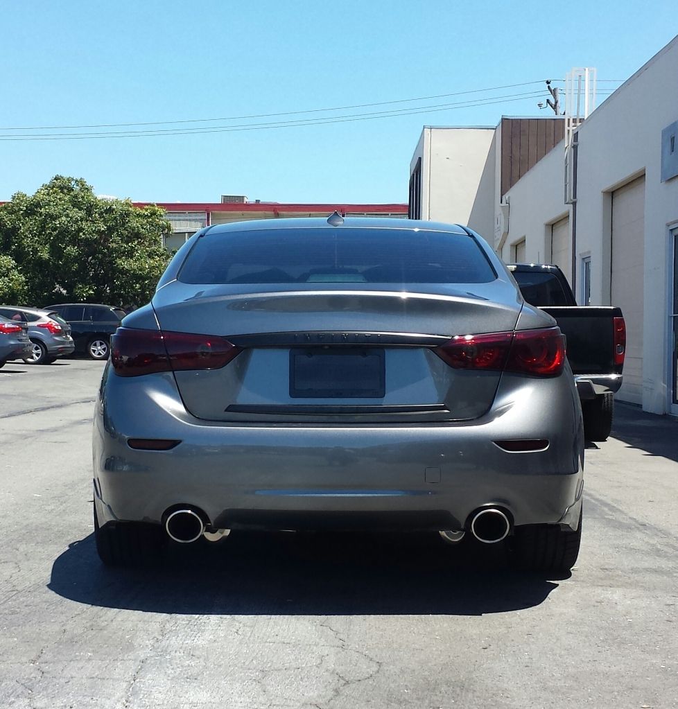 Infiniti Q50 Forum Tinted taillights with actual lights shape cutout